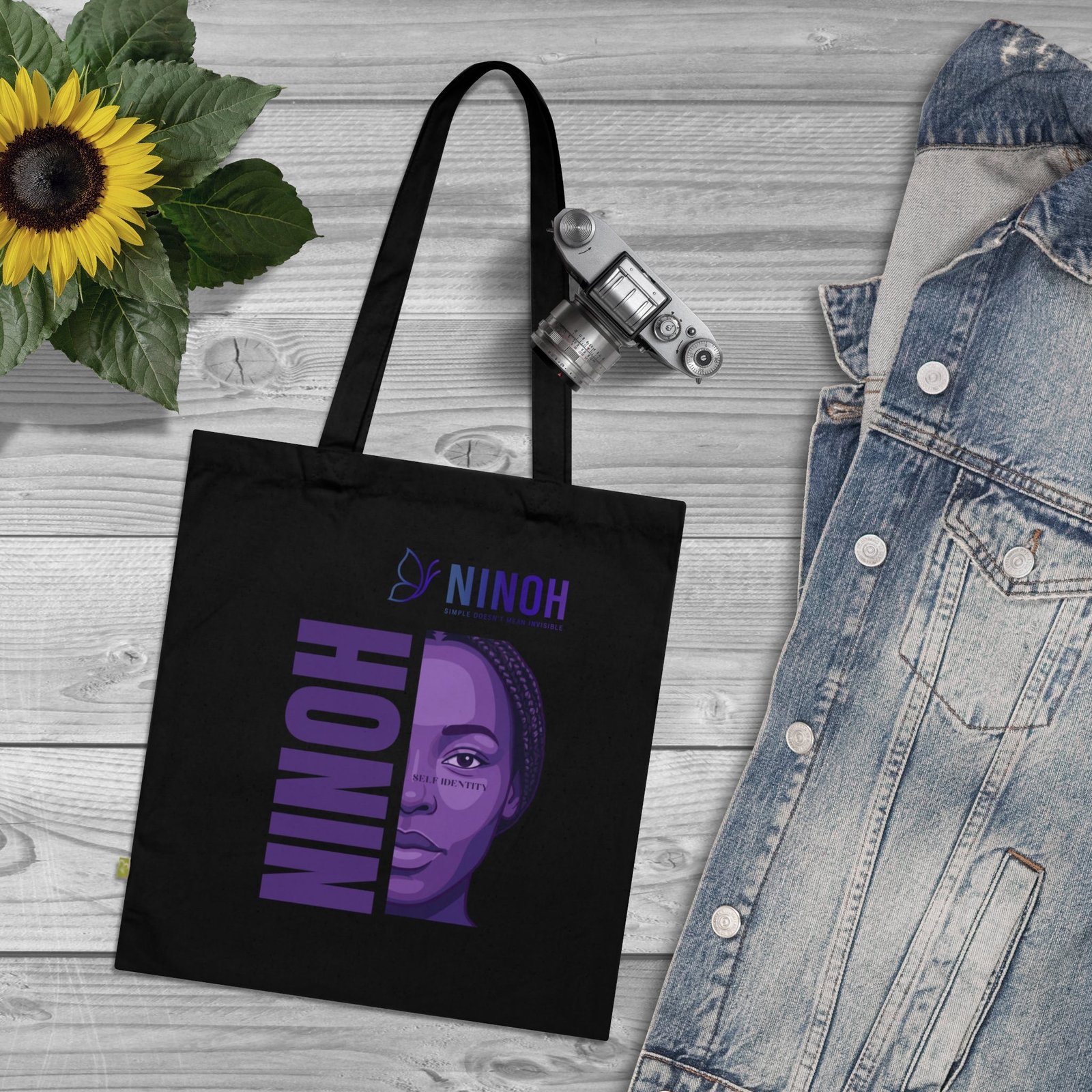 Self Identity Tote- Simple Doesn't Mean Invisible