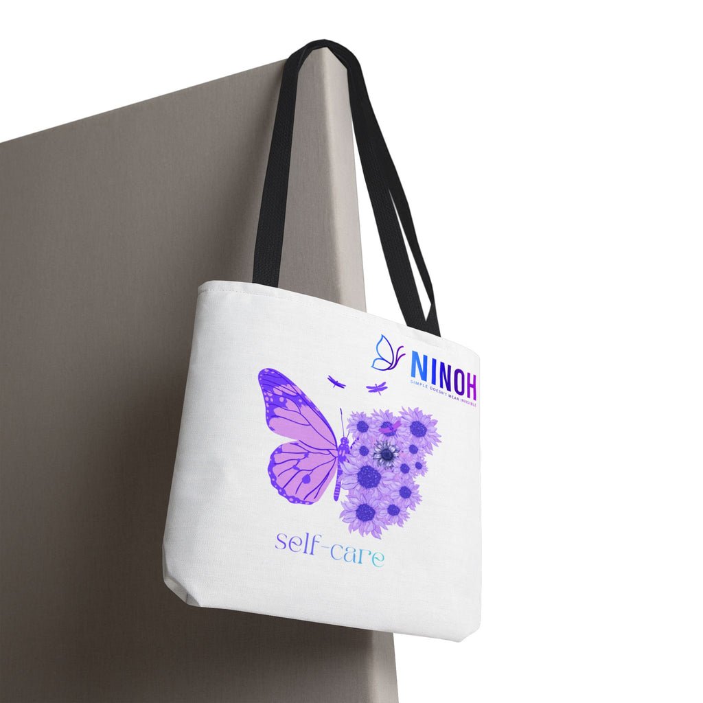 Self Care Butterfly Tote Bag — Simple Doesn't Mean Invisible
