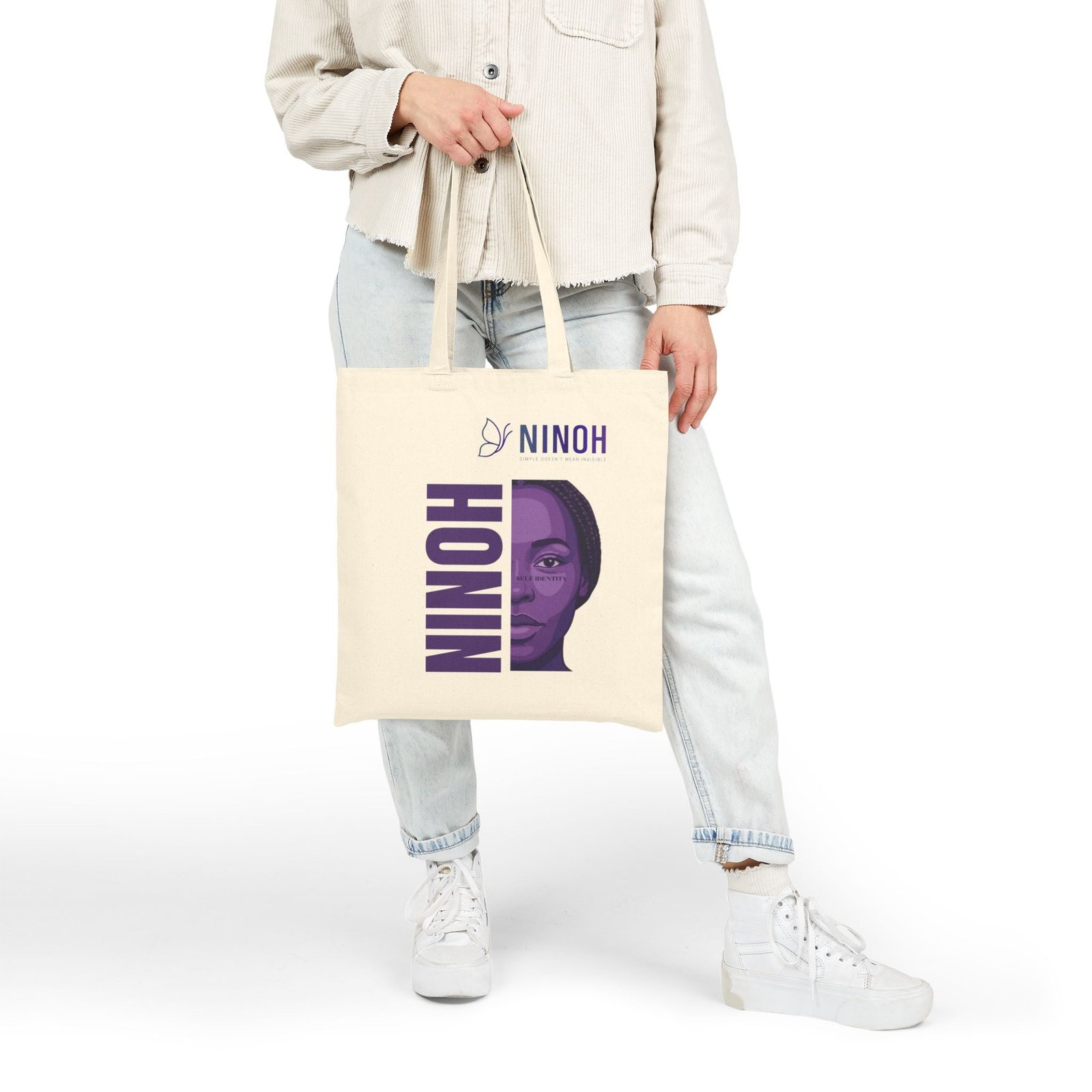 Self Identity Tote- Simple Doesn't Mean Invisible